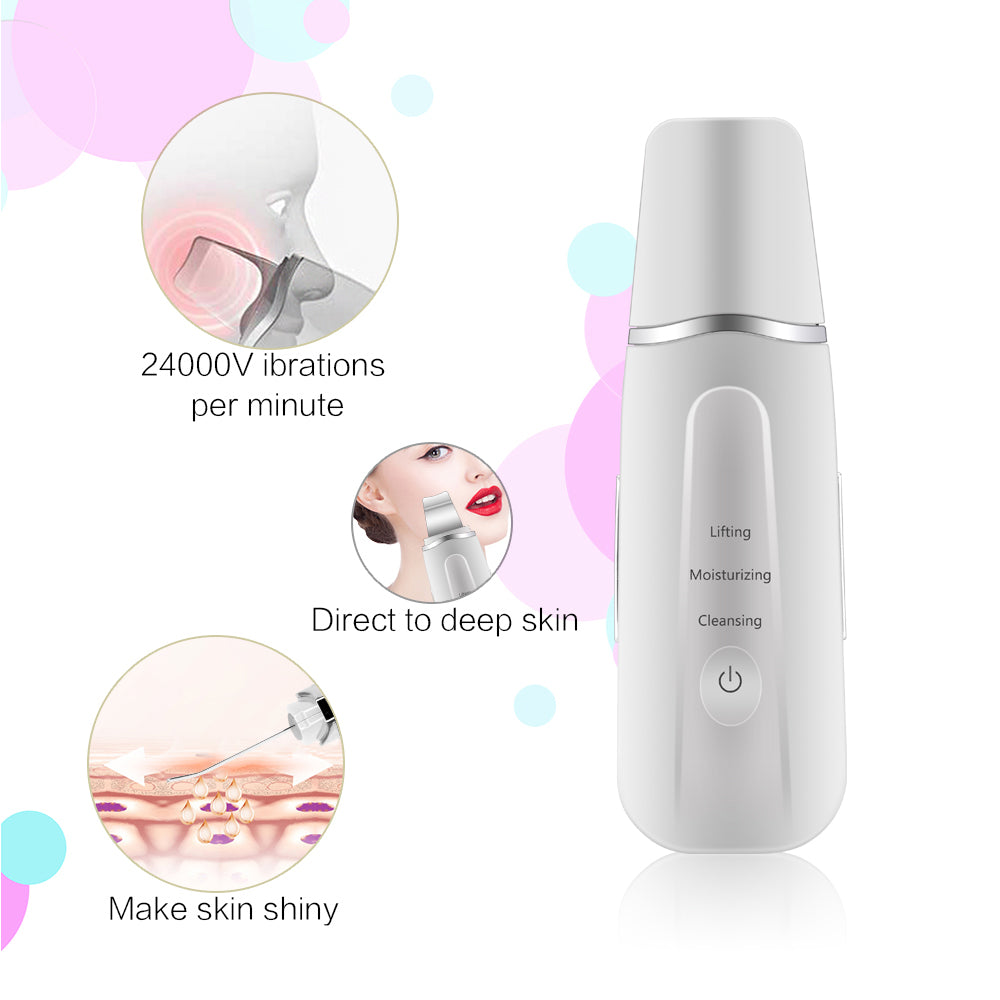 Ultrasonic Facial Cleanser & Pore Vacuum Device